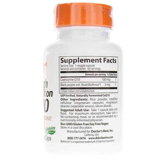 High Absorption CoQ10 100 Mg, DRB